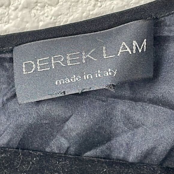 Derek Lam Mesh Skater Dress Mini Black LBD Party Night Out - Picture 7 of 12